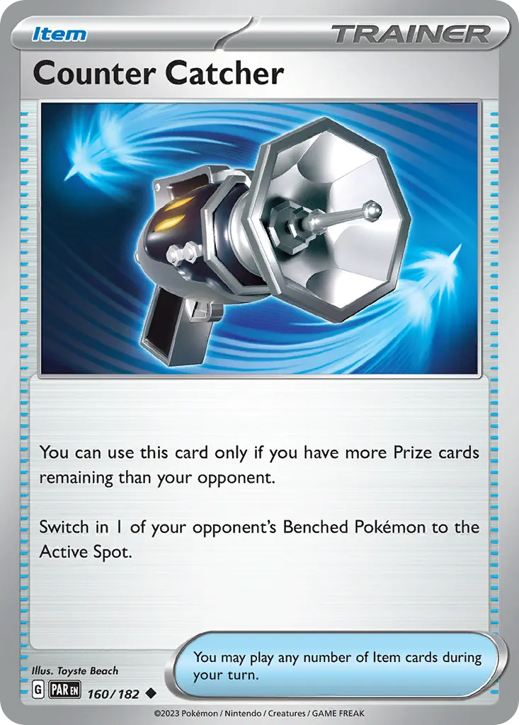 Counter Catcher — Paradox Rift 160 Pokémon card