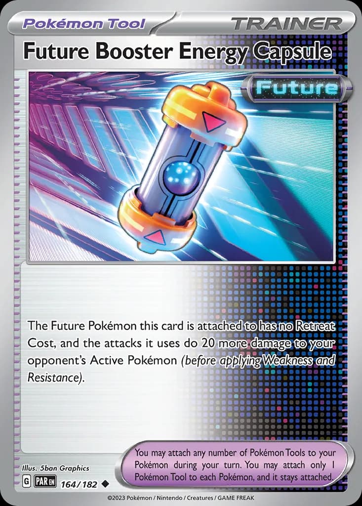 Future Booster Energy Capsule — Paradox Rift 164 Pokémon card
