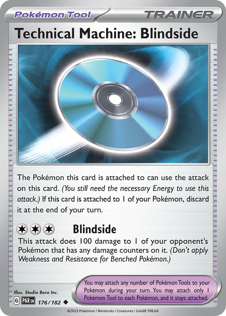 Technical Machine: Blindside — Paradox Rift 176 Pokémon card