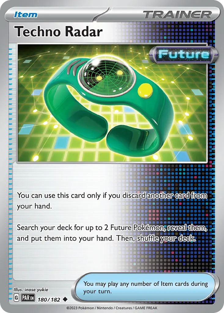 Techno Radar — Paradox Rift 180 Pokémon card