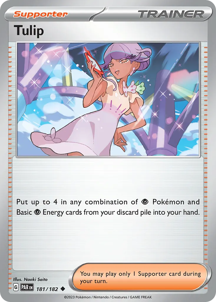 Tulip — Paradox Rift 181 Pokémon card