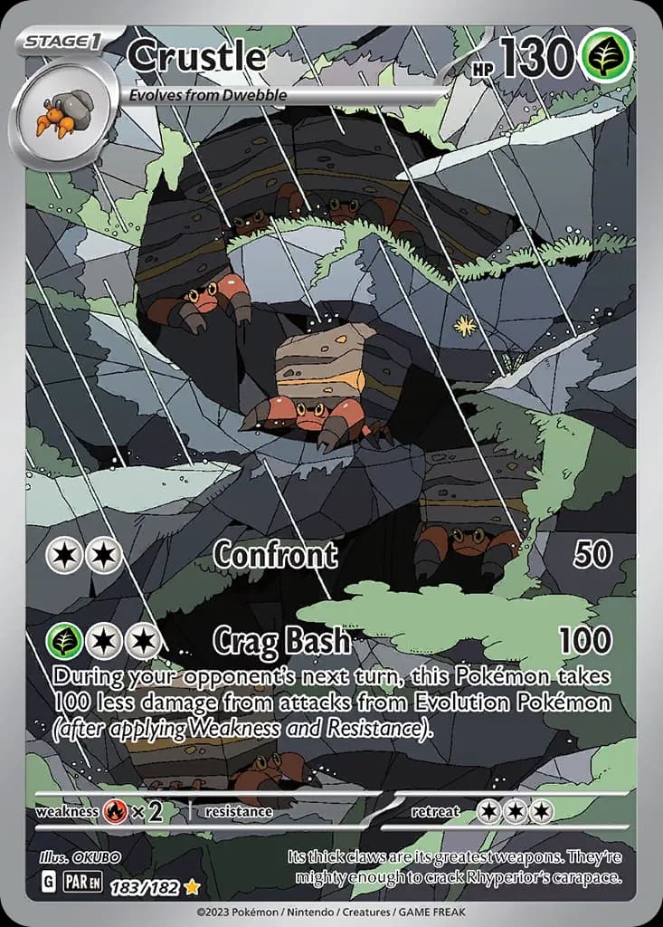 Crustle — Paradox Rift 183 Pokémon card