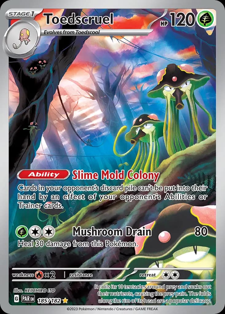 Toedscruel — Paradox Rift 185 Pokémon card