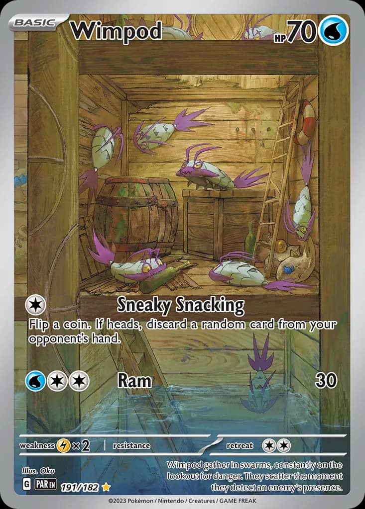 Wimpod — Paradox Rift 191 Pokémon card