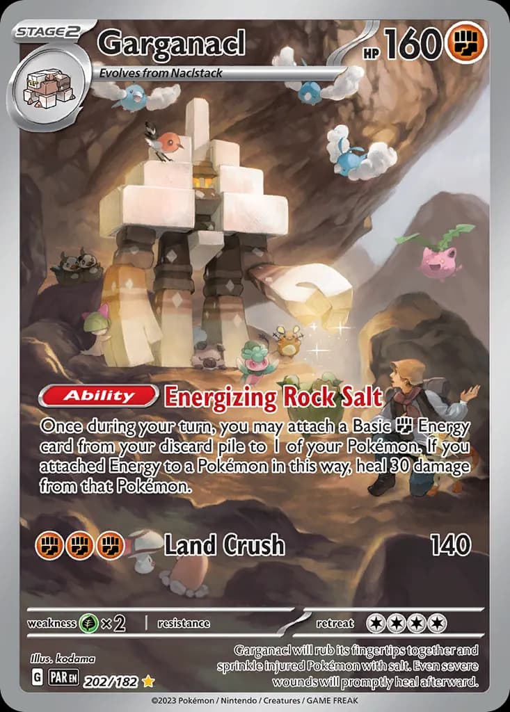 Garganacl — Paradox Rift 202 Pokémon card