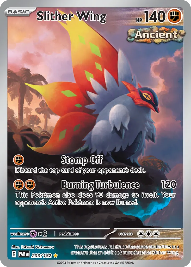 Slither Wing — Paradox Rift 203 Pokémon card