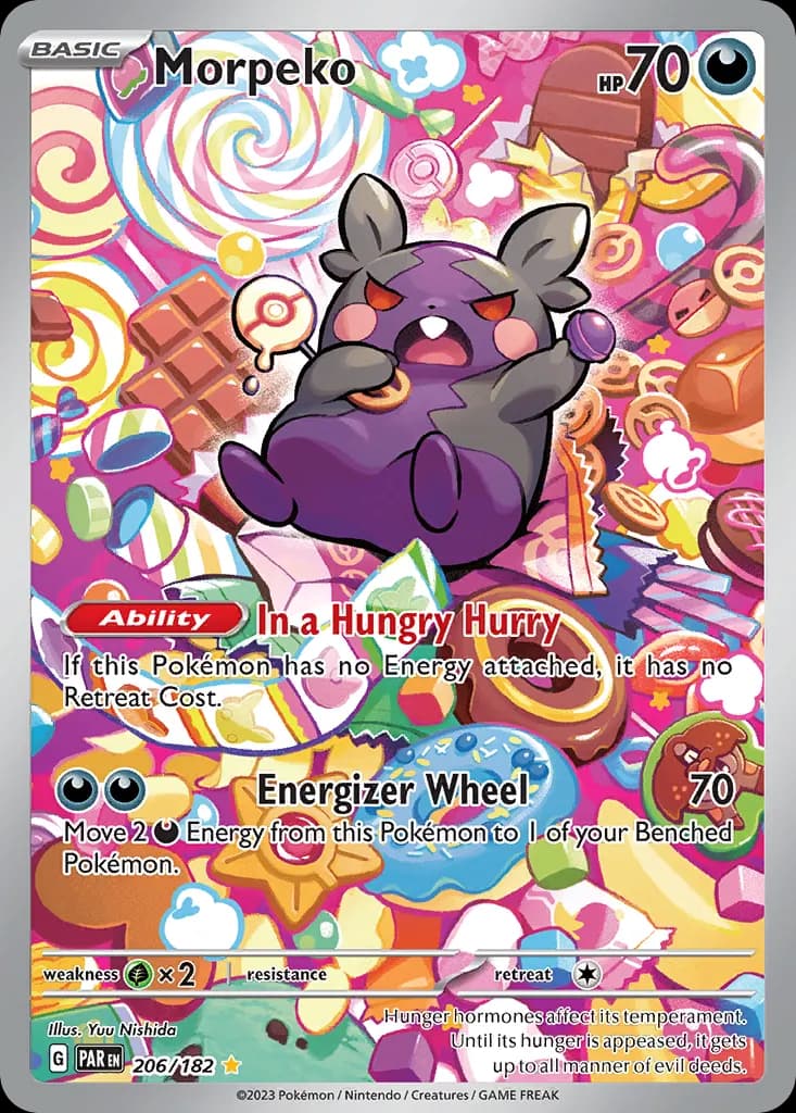 Morpeko — Paradox Rift 206 Pokémon card