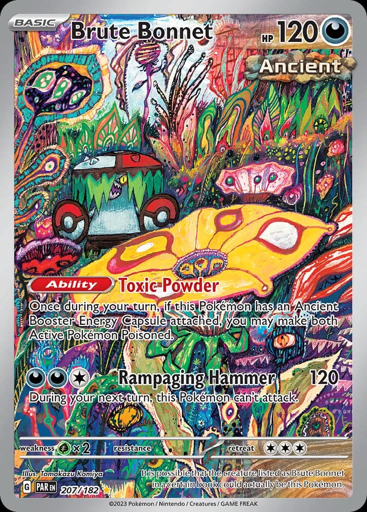 Brute Bonnet — Paradox Rift 207 Pokémon card