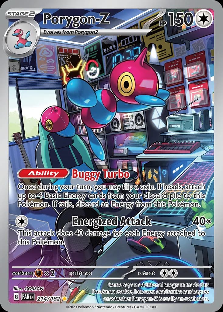 Porygon-Z — Paradox Rift 214 Pokémon card