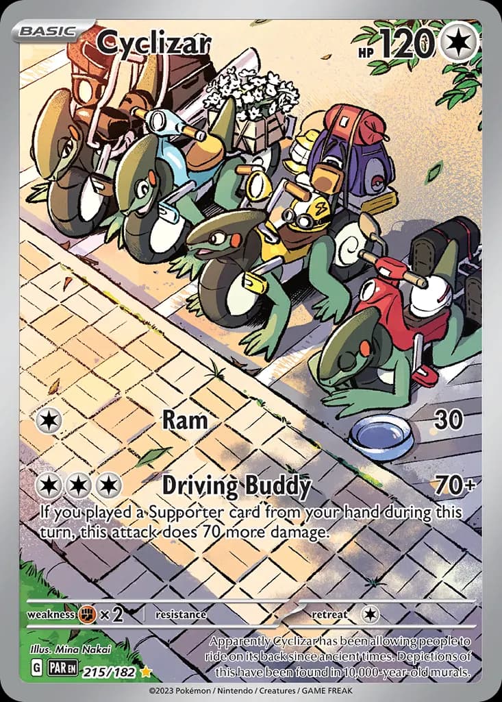 Cyclizar — Paradox Rift 215 Pokémon card