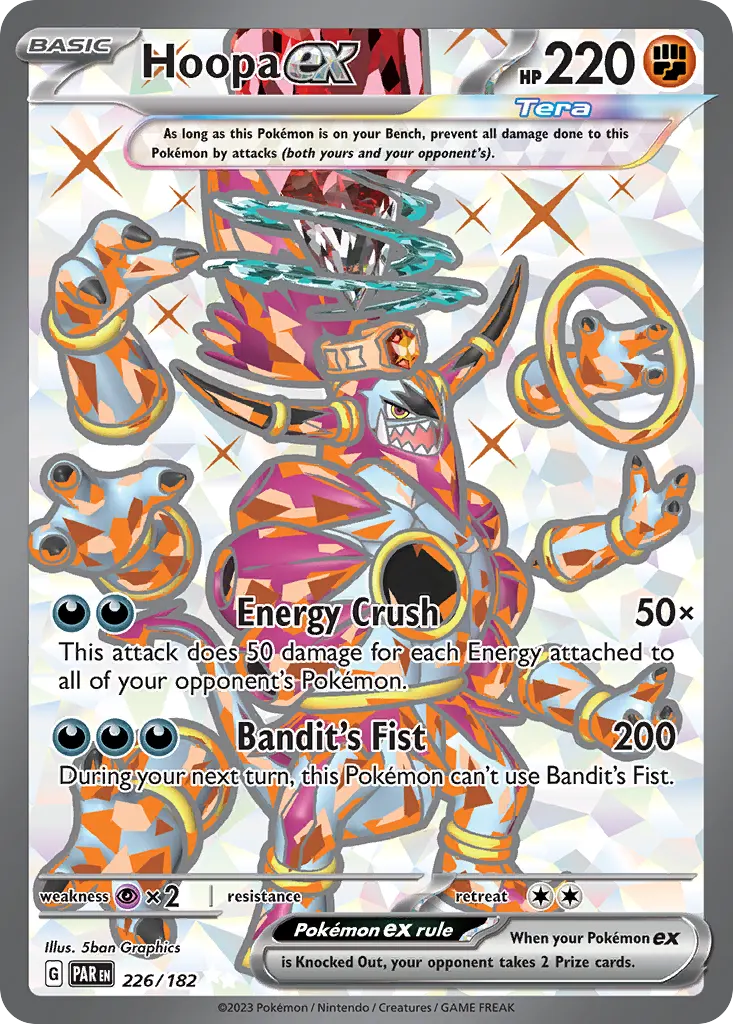 Hoopa ex — Paradox Rift 226 Pokémon card