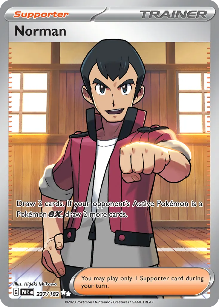 Norman — Paradox Rift 237 Pokémon card