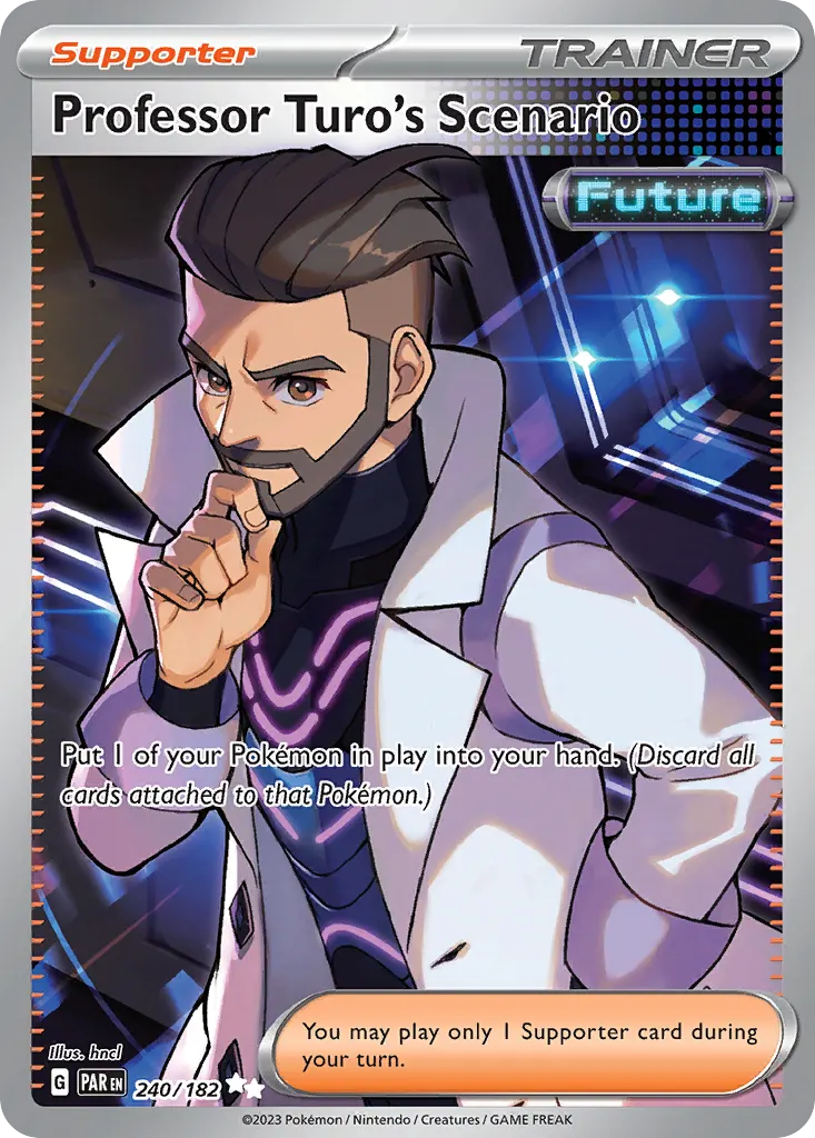 Professor Turo's Scenario — Paradox Rift 240 Pokémon card