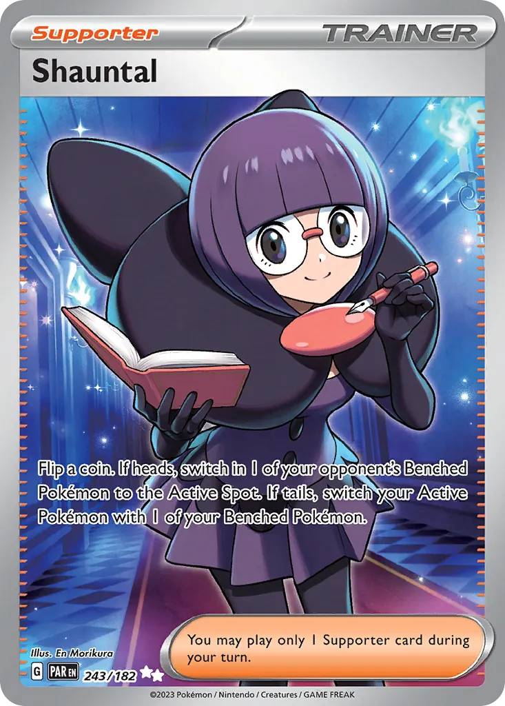 Shauntal — Paradox Rift 243 Pokémon card