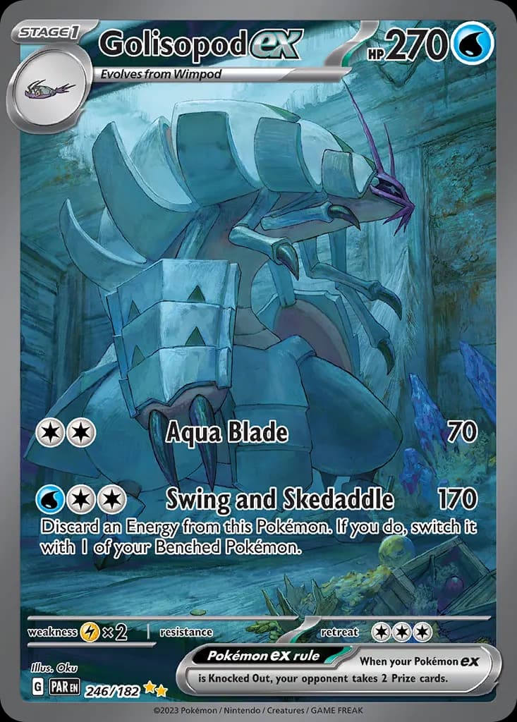 Golisopod ex — Paradox Rift 246 Pokémon card