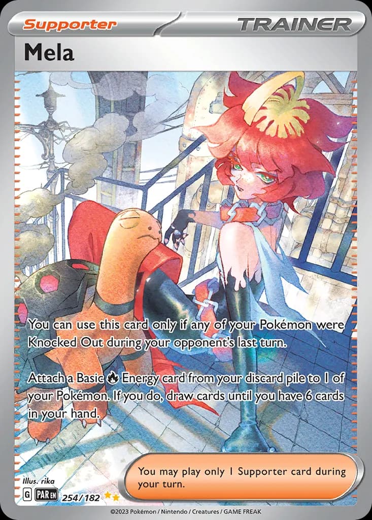 Mela — Paradox Rift 254 Pokémon card