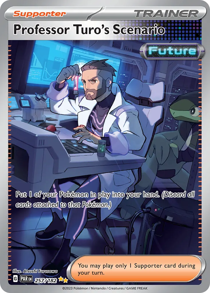 Professor Turo's Scenario — Paradox Rift 257 Pokémon card