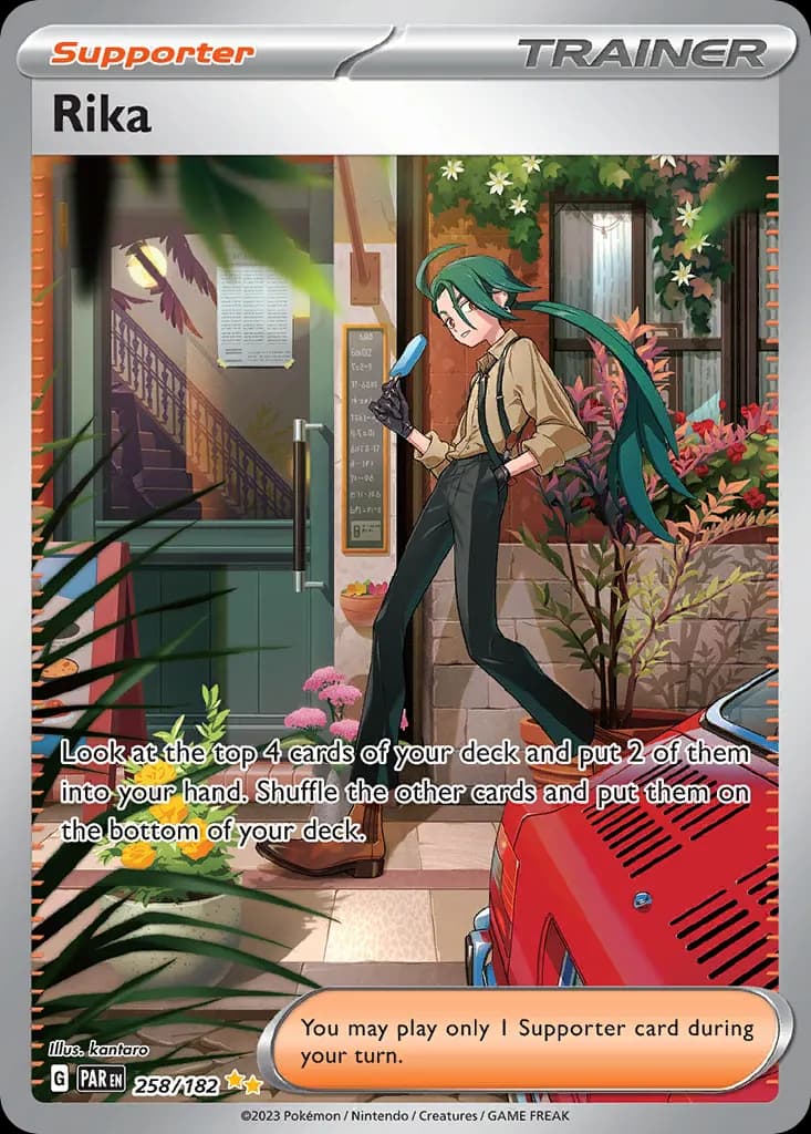 Rika — Paradox Rift 258 Pokémon card