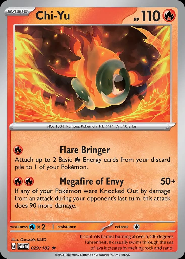 Chi-Yu — Paradox Rift 29 Pokémon card