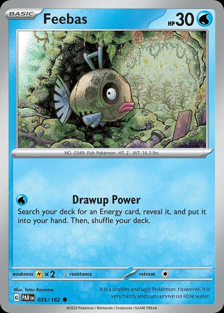 Feebas — Paradox Rift 35 Pokémon card