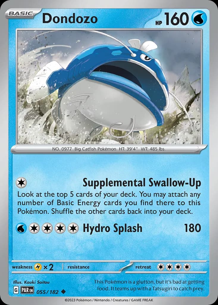 Dondozo — Paradox Rift 55 Pokémon card