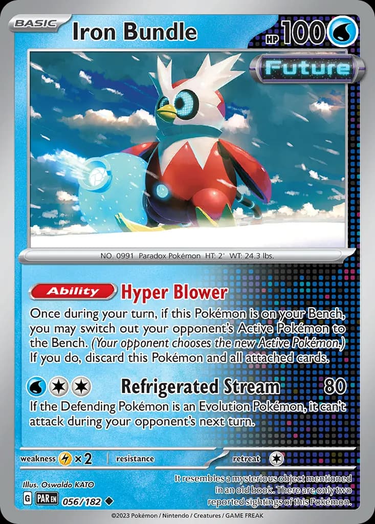 Iron Bundle — Paradox Rift 56 Pokémon card