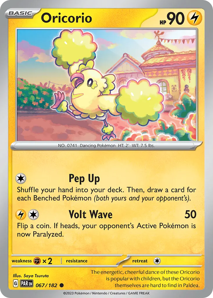 Oricorio — Paradox Rift 67 Pokémon card