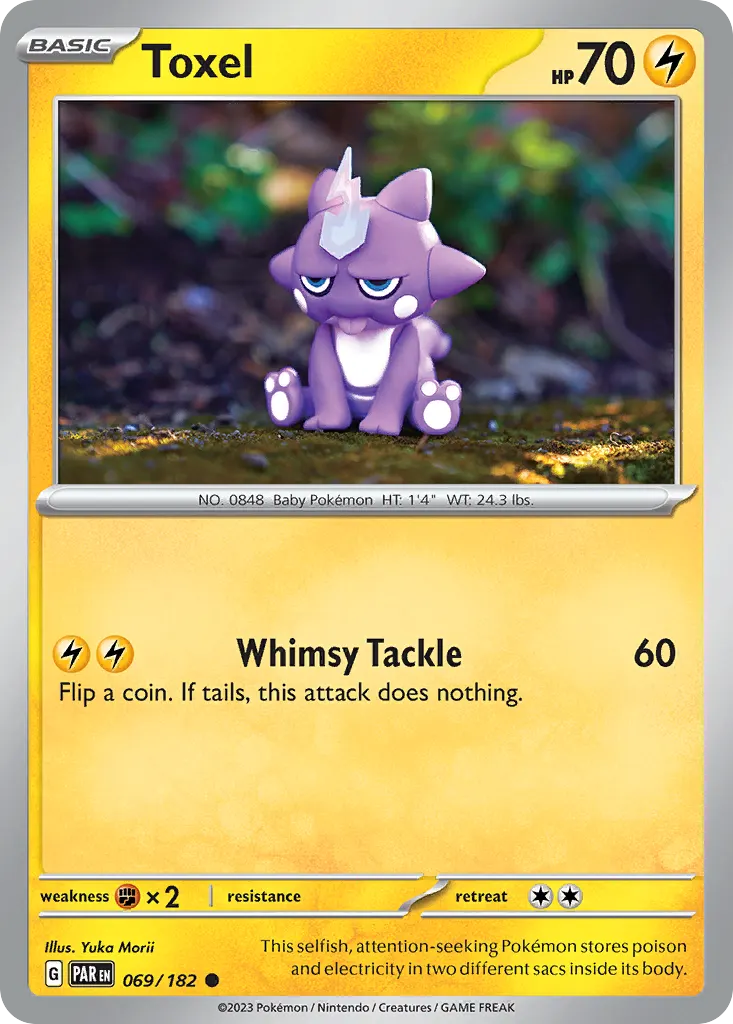 Toxel — Paradox Rift 69 Pokémon card