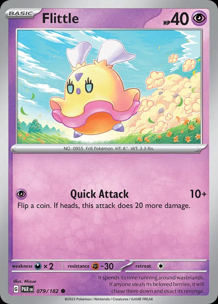 Flittle — Paradox Rift 79 Pokémon card
