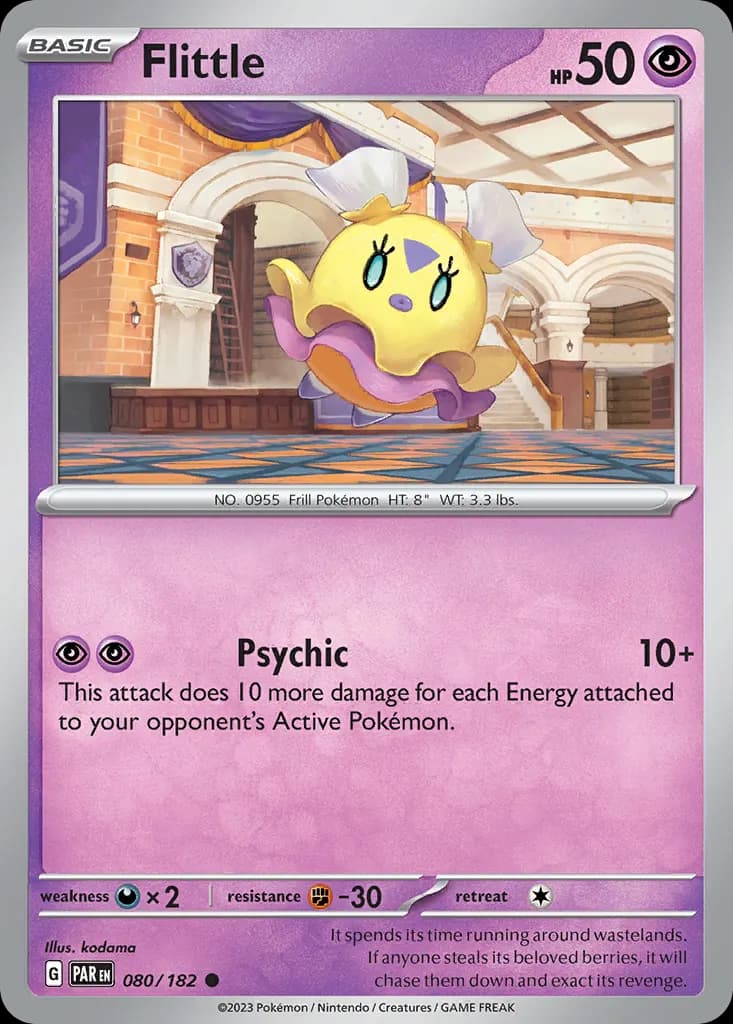 Flittle — Paradox Rift 80 Pokémon card