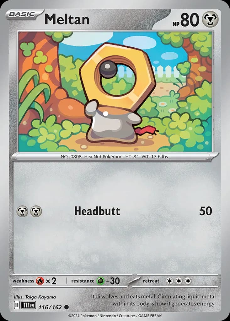 Meltan — Temporal Forces 116 Pokémon card