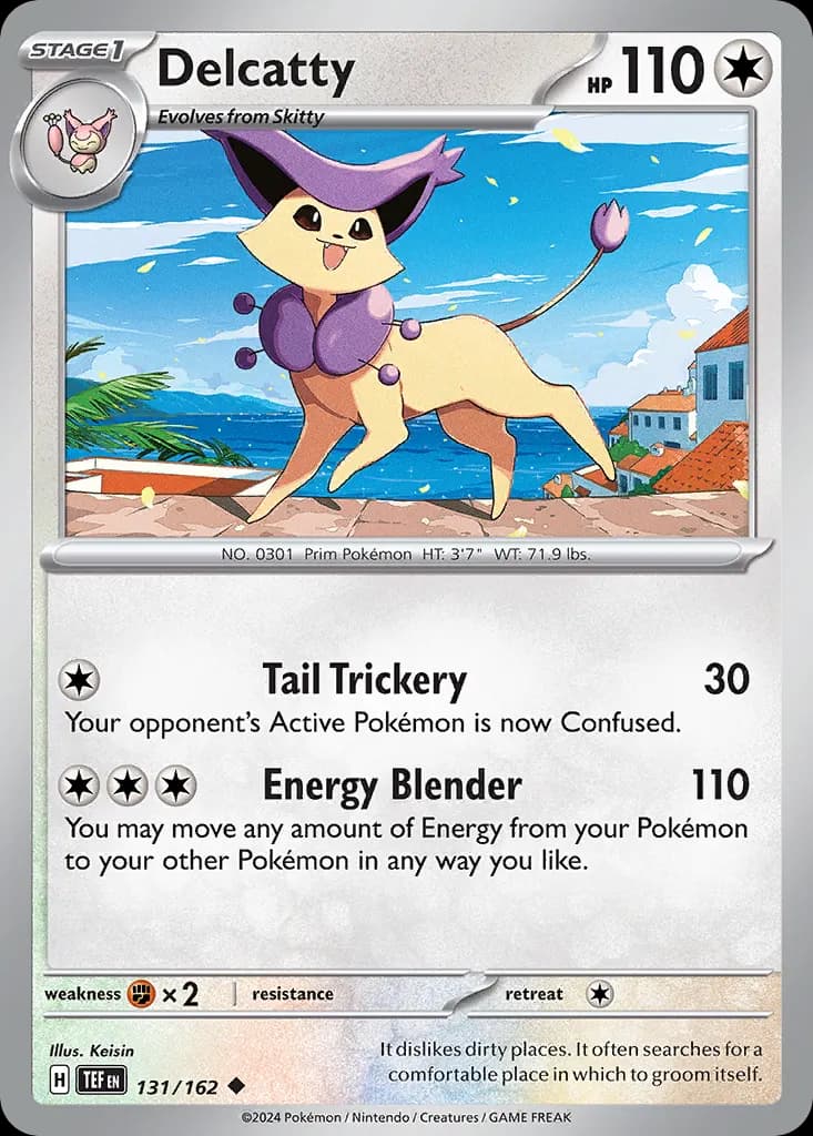 Delcatty — Temporal Forces 131 Pokémon card