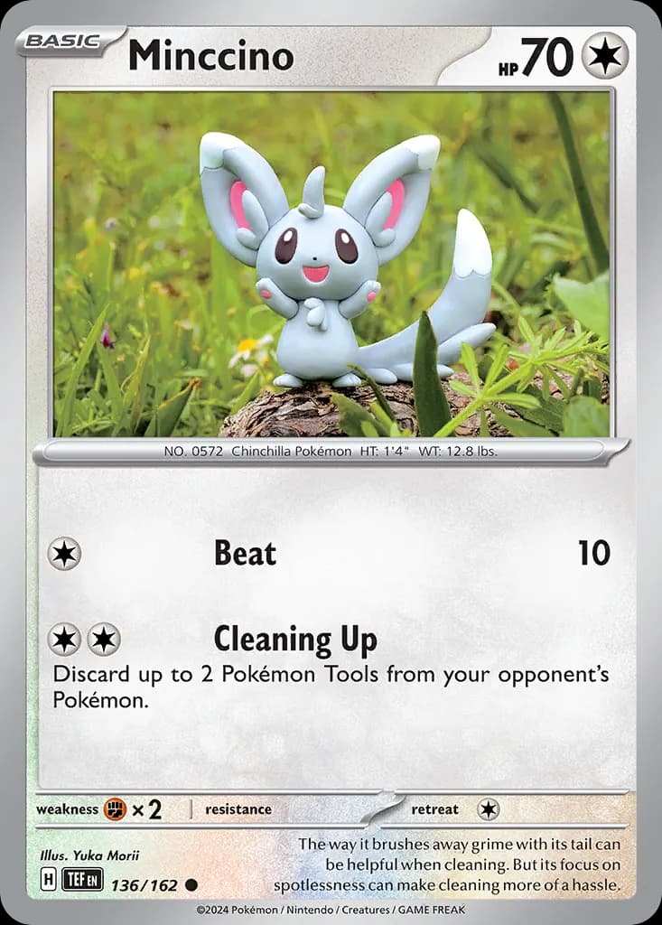 Minccino — Temporal Forces 136 Pokémon card