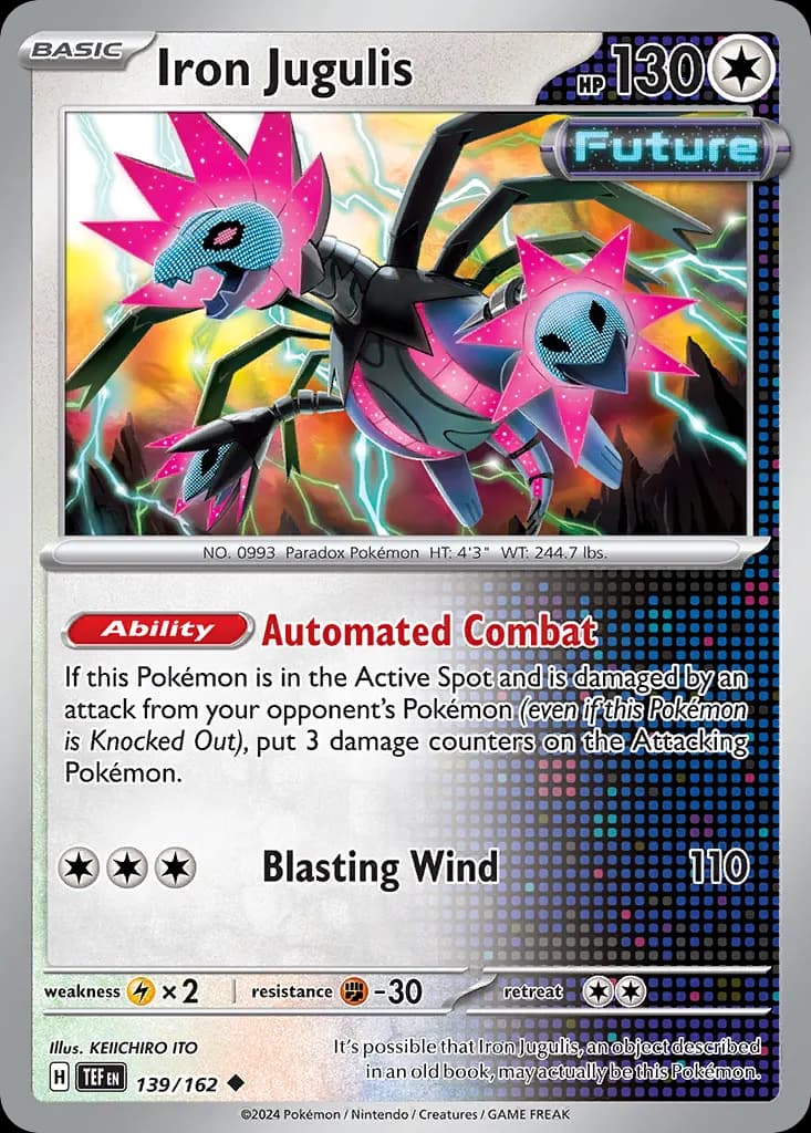 Iron Jugulis — Temporal Forces 139 Pokémon card
