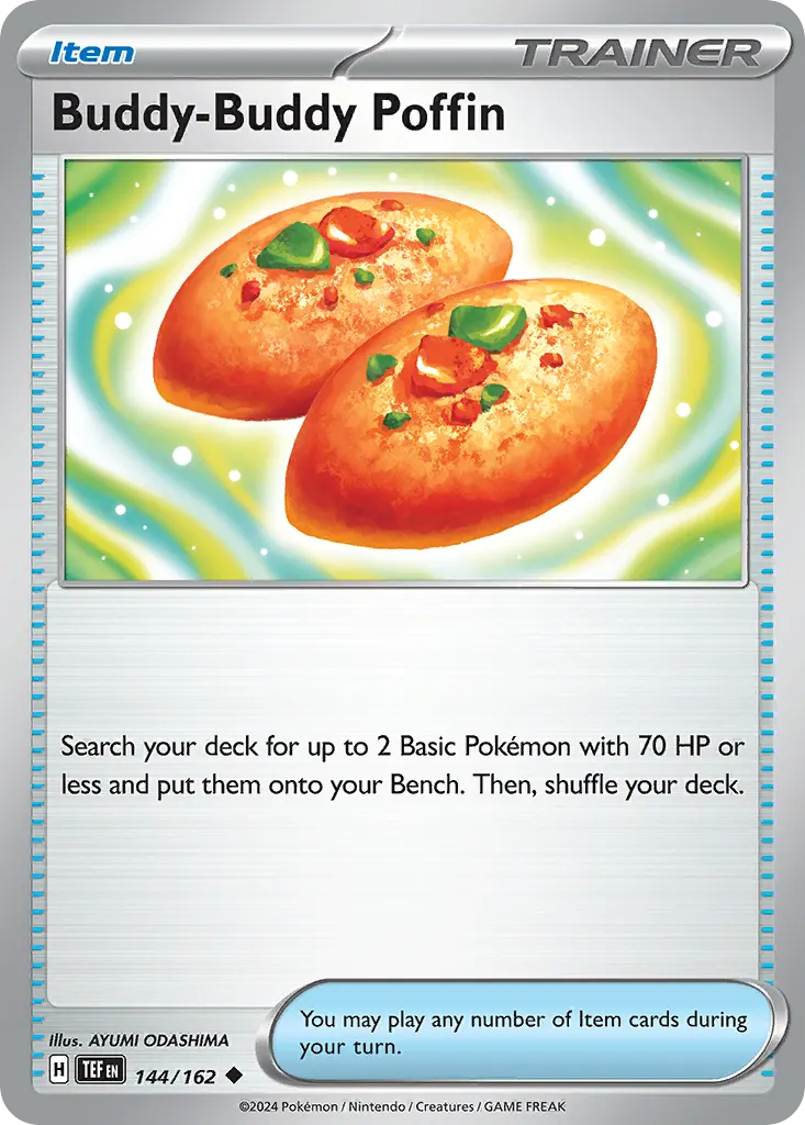Buddy-Buddy Poffin — Temporal Forces 144 Pokémon card