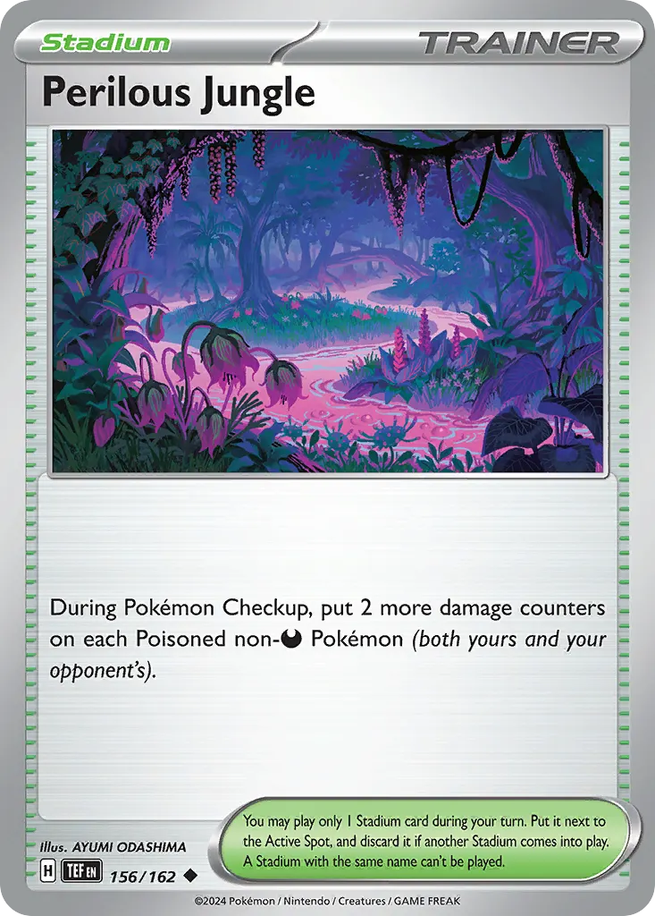 Perilous Jungle — Temporal Forces 156 Pokémon card