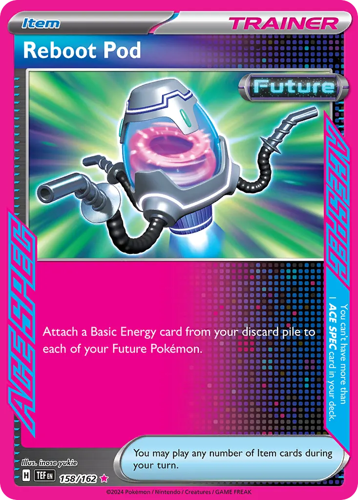 Reboot Pod — Temporal Forces 158 Pokémon card