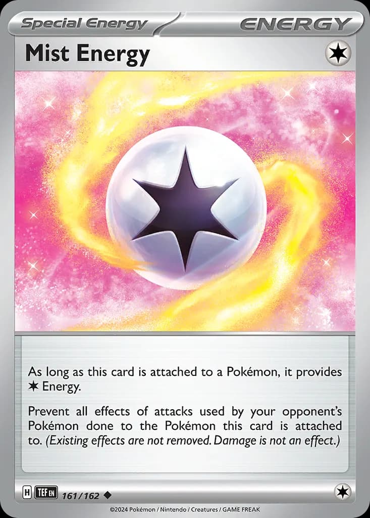 Mist Energy — Temporal Forces 161 Pokémon card