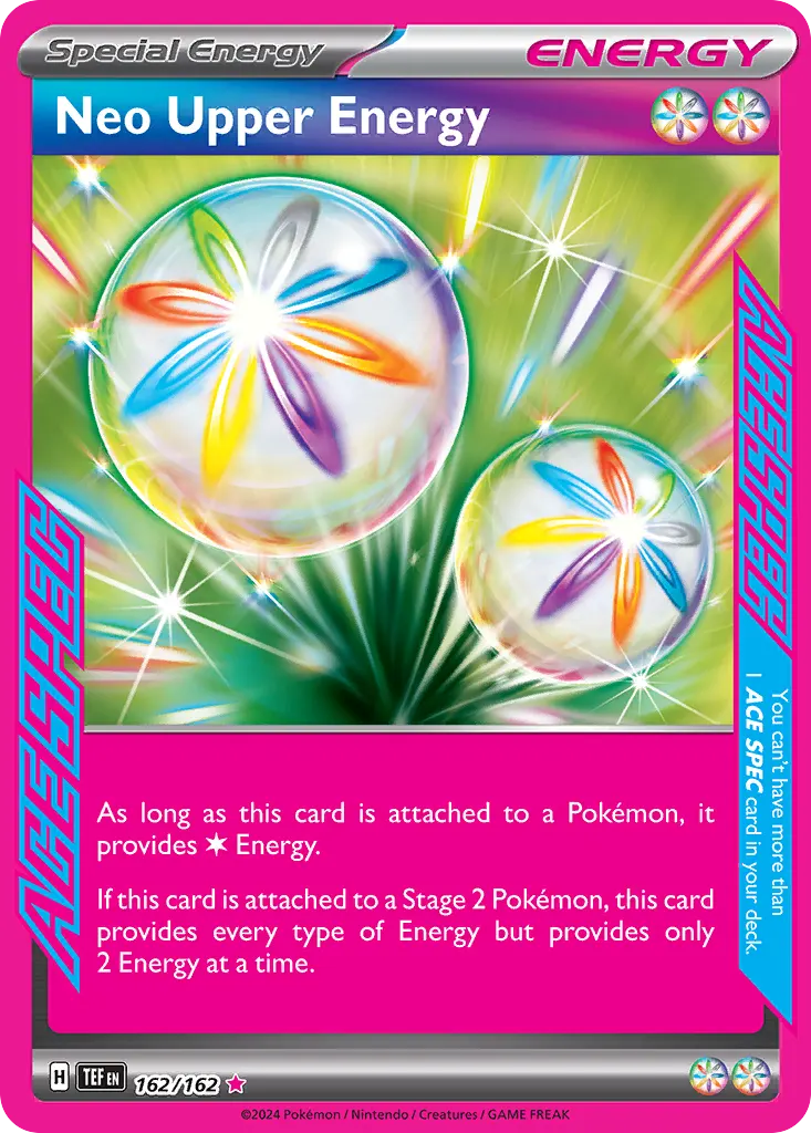 Neo Upper Energy — Temporal Forces 162 Pokémon card
