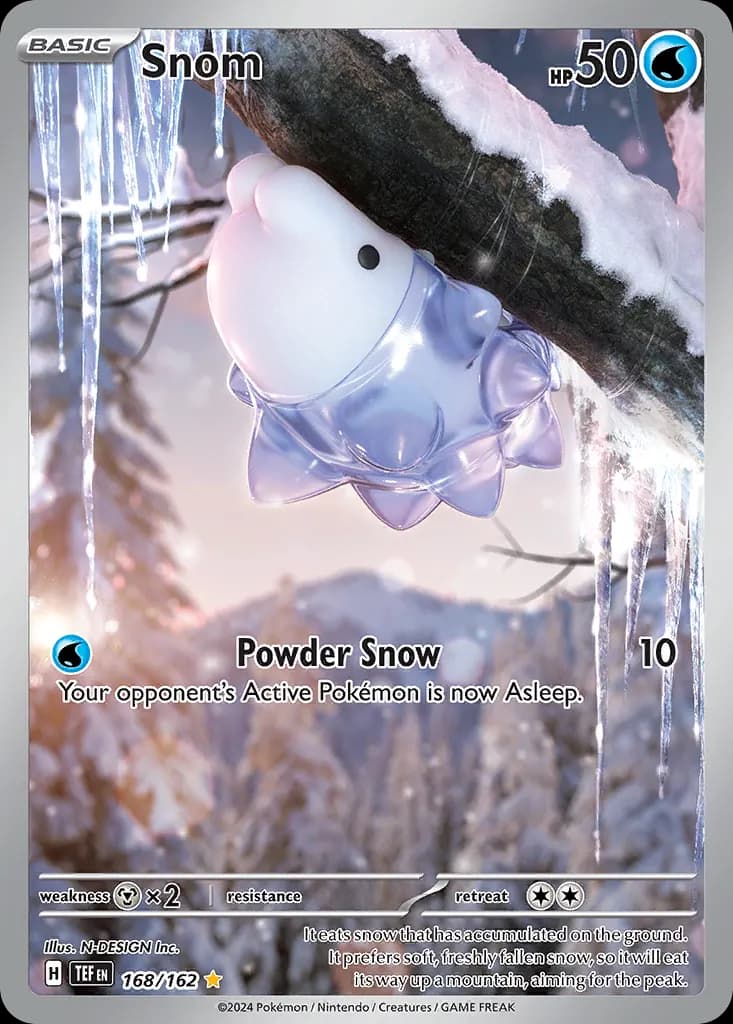Snom — Temporal Forces 168 Pokémon card