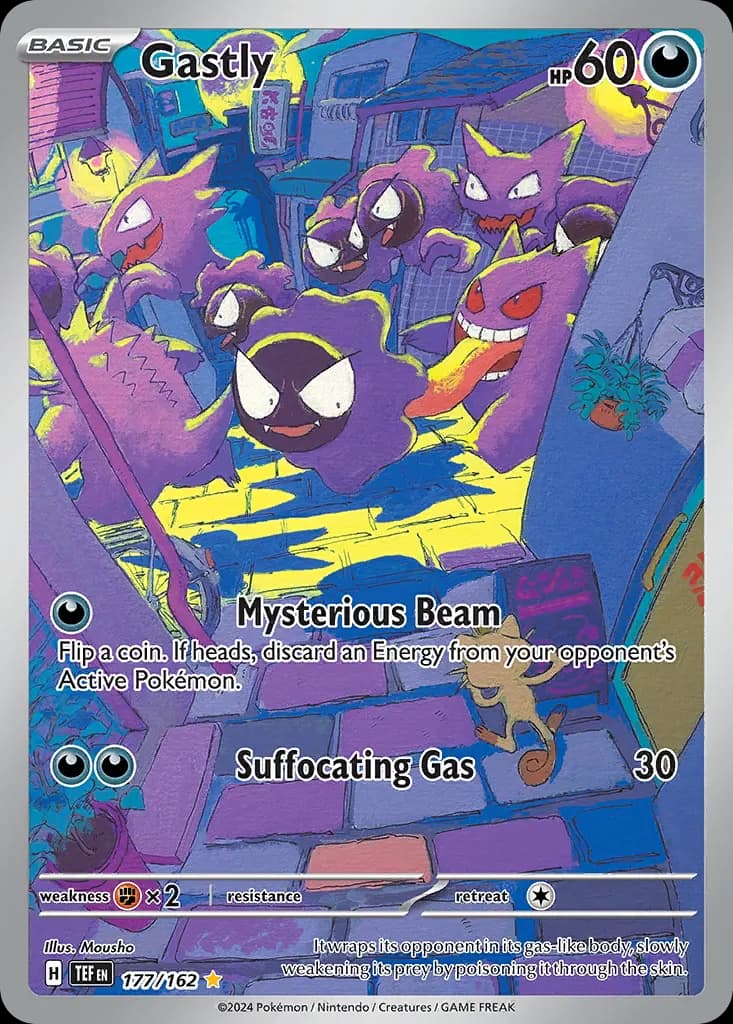 Gastly — Temporal Forces 177 Pokémon card