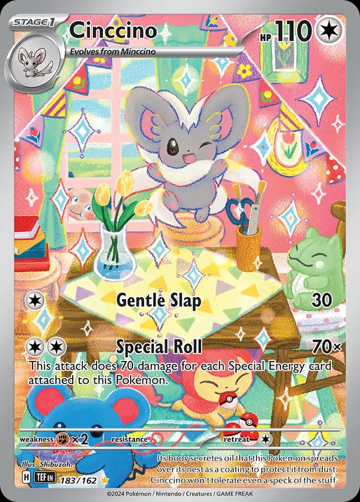 Cinccino — Temporal Forces 183 Pokémon card