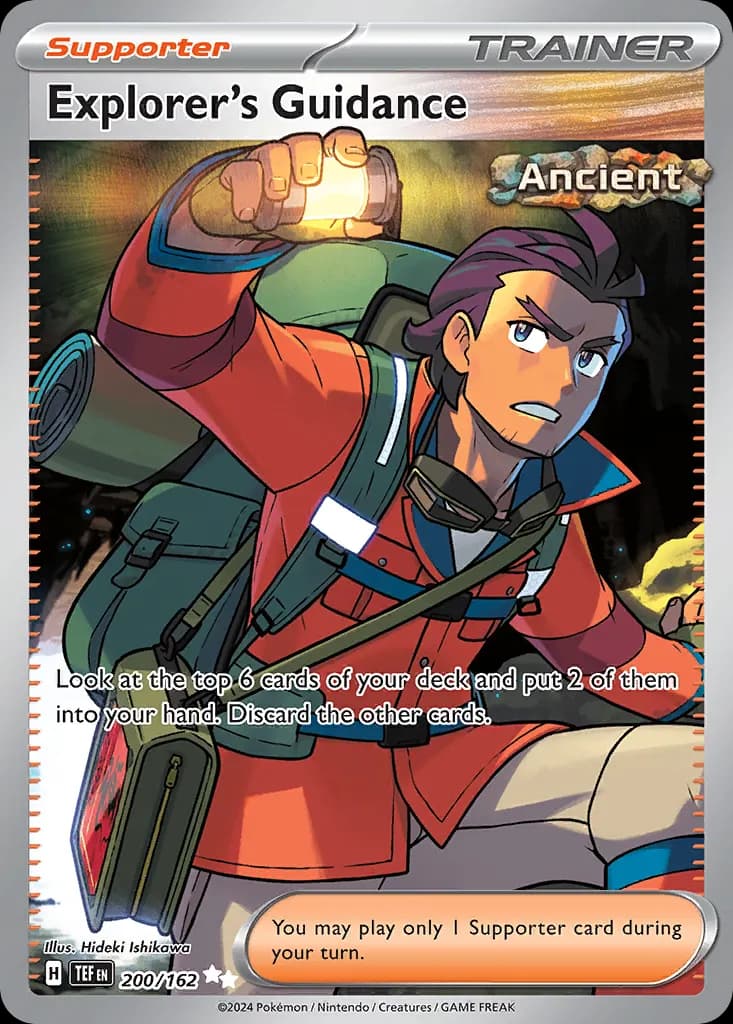 Explorer's Guidance — Temporal Forces 200 Pokémon card