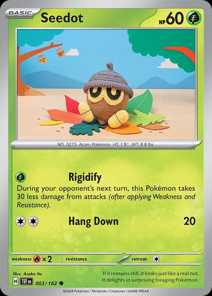 Seedot — Temporal Forces 3 Pokémon card