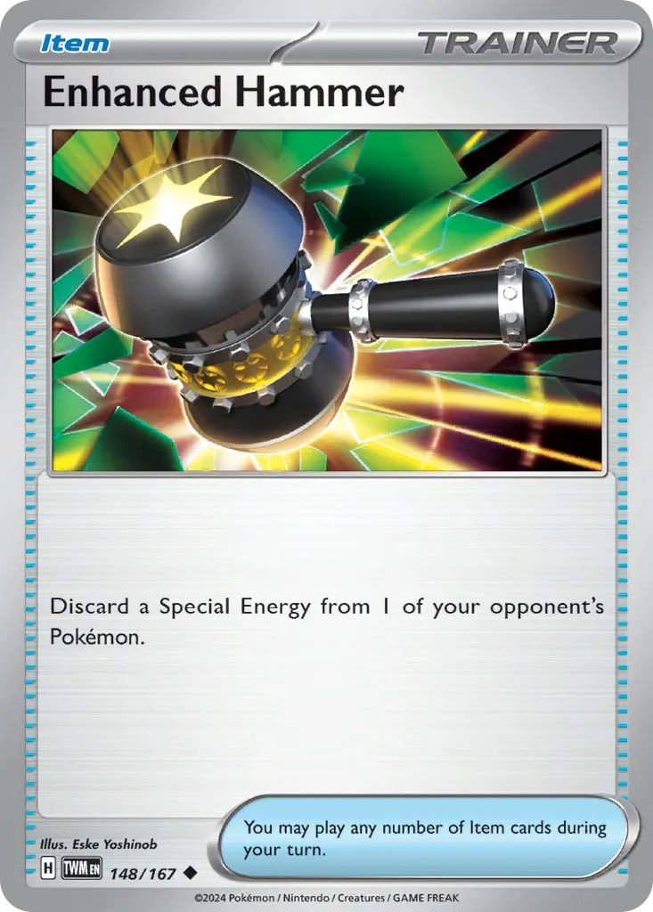Enhanced Hammer — Twilight Masquerade 148 Pokémon card