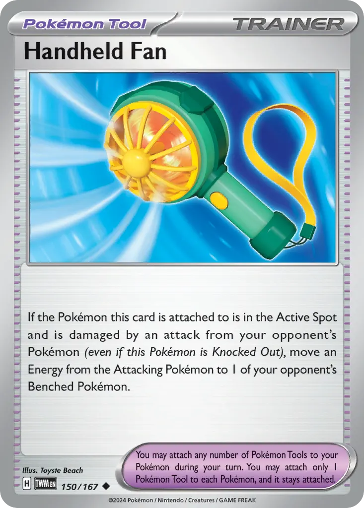 Handheld Fan — Twilight Masquerade 150 Pokémon card