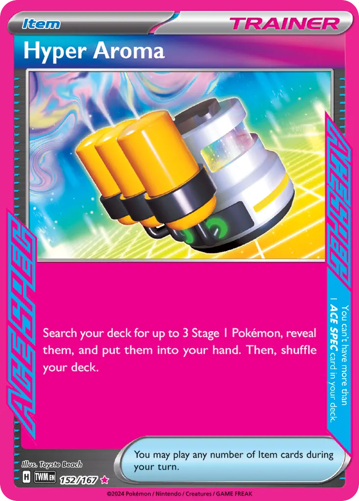 Hyper Aroma — Twilight Masquerade 152 Pokémon card