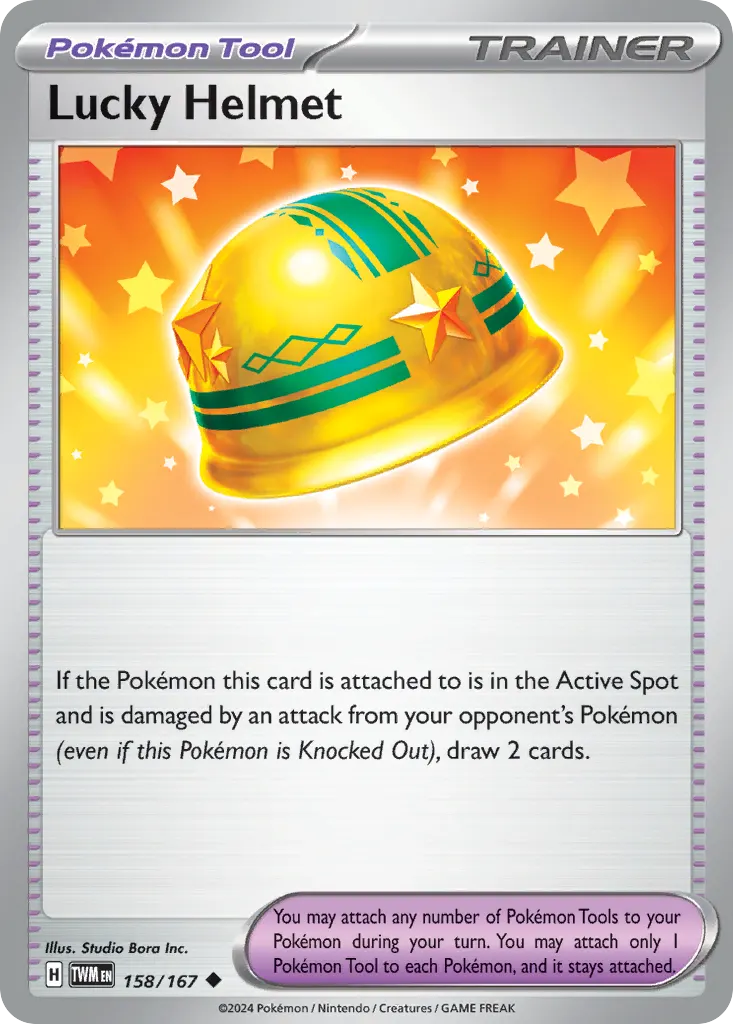 Lucky Helmet — Twilight Masquerade 158 Pokémon card