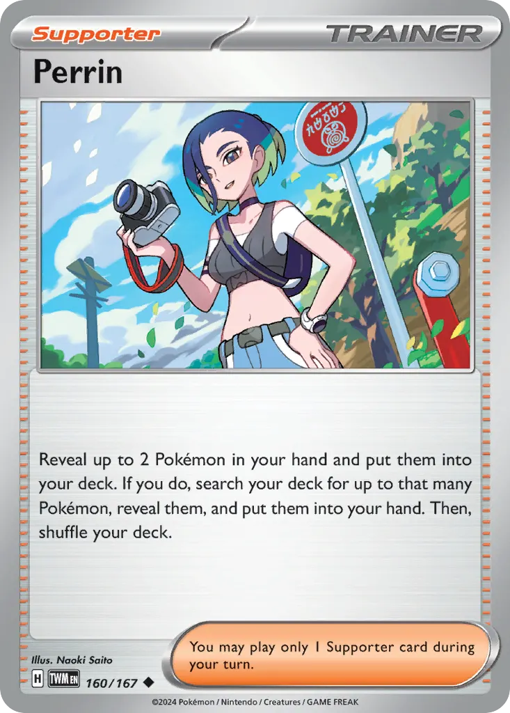 Perrin — Twilight Masquerade 160 Pokémon card