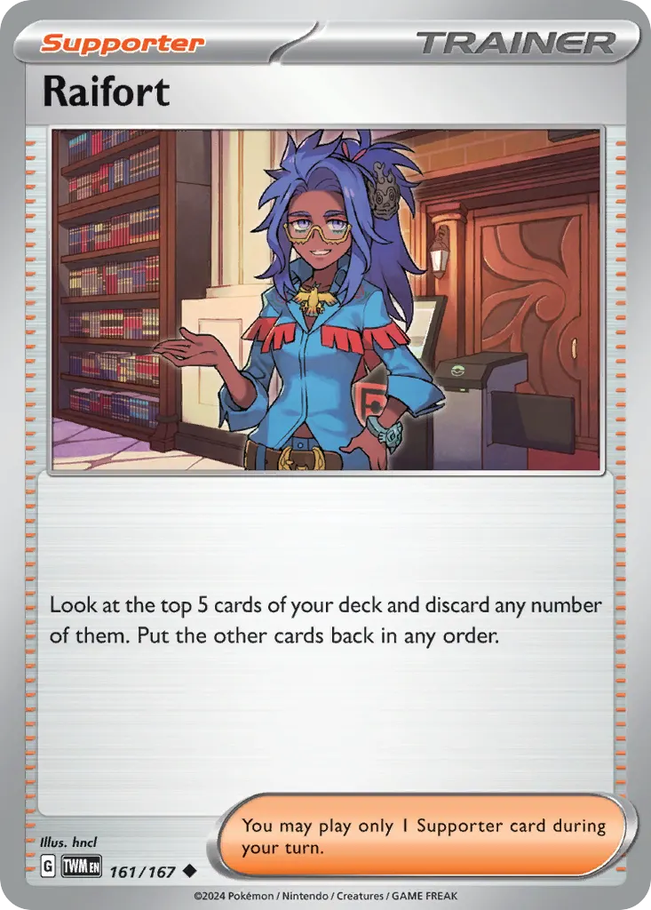 Raifort — Twilight Masquerade 161 Pokémon card